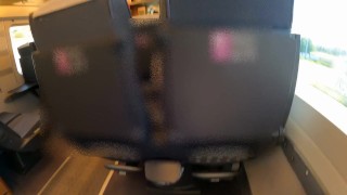 I am aware of the risk of showing my sexy penis, but the intense orgm rewards me