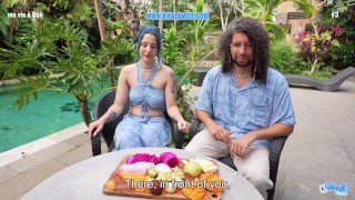 collègue avec une pipe et une baise à Bali - vlog française alt sous-titré