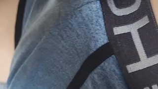 Hung Boy Hands Free Cums TWICE Insane Throbbing Precum