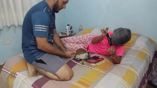 Whoops! Stepbrother games - porn in Spanish. They are mischievous, they find a case.