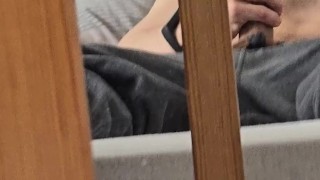 Hairy Guy Jerks Off And Shoots His Cum Out - Hairy Solo Cumshot