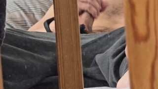 Hairy Guy Jerks Off And Shoots His Cum Out - Hairy Solo Cumshot