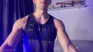 I consult to my therapist and I end up with a hug cumshot