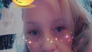 Sassy American stripping & dancing for daddy!