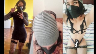 TrapyAle twink locked in a room to suck cock on his knees