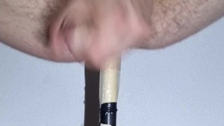 Straight Bisex Plumber, having fun with his virgin ass