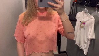 Nike sportswear try on haul lingerie tops see through tops