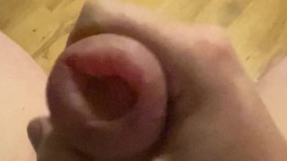 Extreme swollen pumped cock ends in a large cumshot