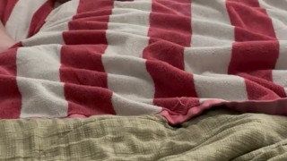 Hot guy trying new dildos while jerking off