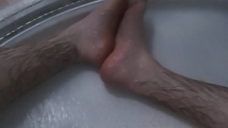 Jerking in the shower