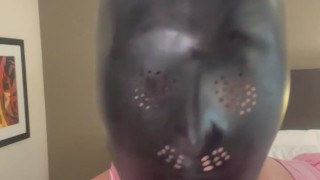 New latex hood and collar