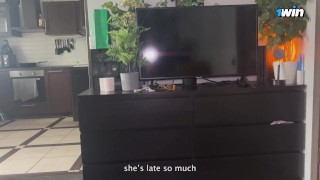 I fucked hot babysitter for being so shy