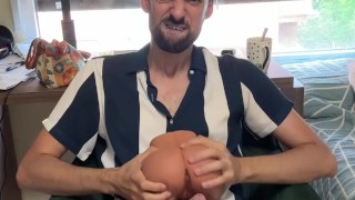 jerking off with my pussy toy and cumming like crazy