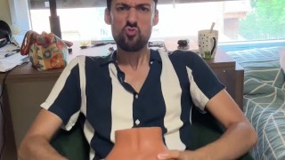 jerking off with my pussy toy and cumming like crazy