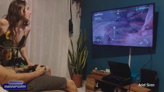 Ele queria jogar video game e eu queria dar o cuzinho