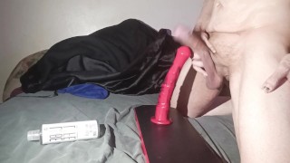 Puppy Play With A Huge Dildo