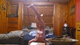 Naked yoga with taterbaked 😈