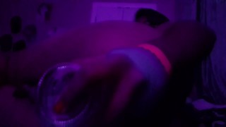 Chubby Femboy Stretches His Hole