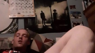 Anal play with vape juice bottle