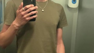 Busting a nut on the train