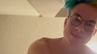 Hallway Jerk Off