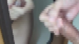 【大量射精】溜めた精液をドピュドピュ射精しまくる