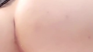CUTE FEMBOY SLUT RIDES DILDO