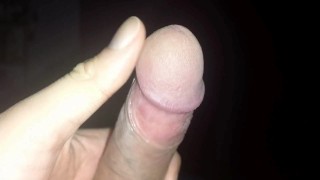 Straight virgin TWINK DICK ready for you to try and put in your mouth, close-up