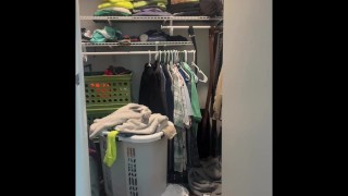 Daddy bear takes a shower and gets dressed for the day