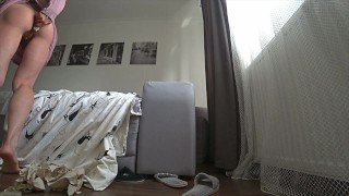 Настоящая измена жены с другом, пока ее муж на работе.