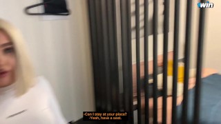 Stepsister made me fuck her and I cum in her pussy