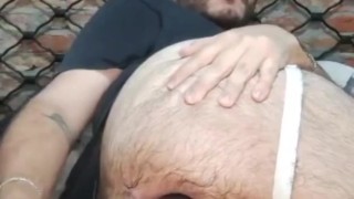 Fisting myself and push my huge 11 inch dildo in my butt