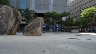 Attractive young Skater boy shows off talent