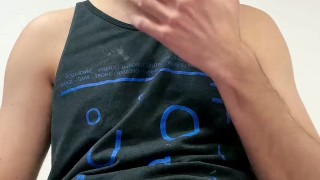 big dick masturbation and cum fingering ass huge cumshot