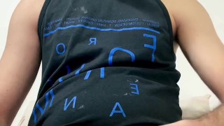 big dick masturbation and cum fingering ass huge cumshot