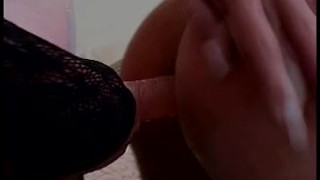 Busty mistress gets pussy railed by her slave before smashing his asshole with a strap on