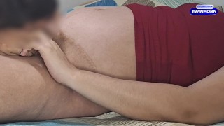 MILF casada da bunda grande é chupada pelo seu corno