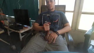 Jerking off on the Porch