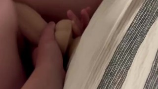 MILF rides big white cock