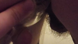 Bisexual male fucking tight ass with bottles