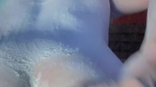 Cuerpo y harina arte que fascina