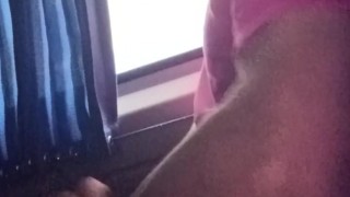 A handjob on the bus