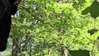 Pierced Twink Pissing in the Woods
