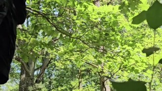 Pierced Twink Pissing in the Woods