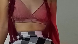 My beautiful girl comes home after school. She loves sex without a condom - Isis Sun 01 part