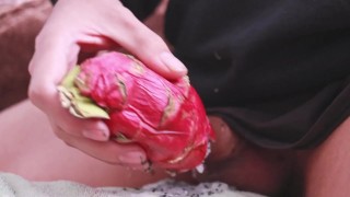 I was so horny I fucked a dragon fruit