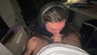 sucking big cock