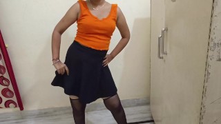 Nisha bhabhi hot seducing nude dance on indian baby doll song