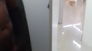 1st time Video flashing in fitting room & dick play