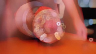 I precum SO MUCH that I don't even need any lube to fuck my toys!